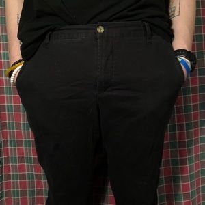 Five Four black straight fit pants